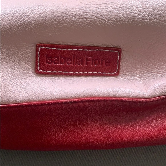 Isabella Fiore Red and Pink Floral Bag - Picture 5 of 11